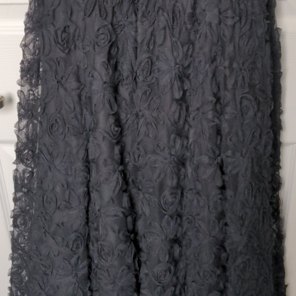 Aidan Mattox Black Dress/Gown - Picture 3 of 4
